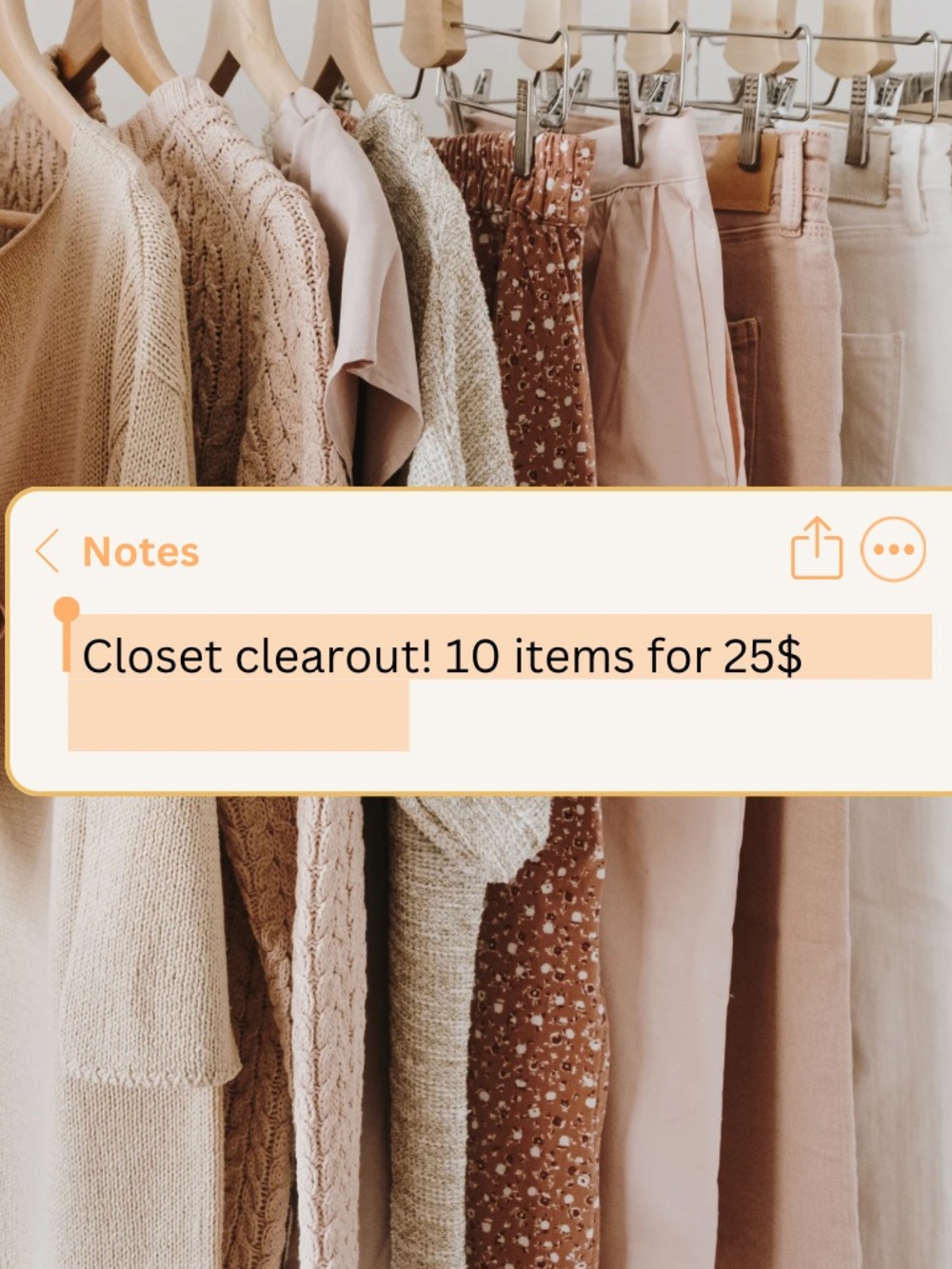 Closet Clear out SALE 10 items for 25
